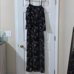 Lily Rose Dresses - Floral Off-the-Shoulder Maxi Dress Lily Rose Dresses - Floral Off-the-Shoulder Maxi Dress